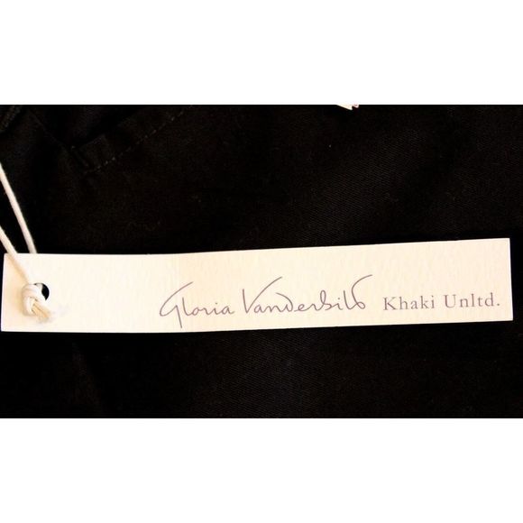 Gloria Vanderbilt “Charlene” Ultra Twill Black Capris Womens Size 6 Short NWT - Picture 10 of 13